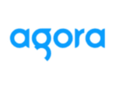 לוגו תאגידי של חברת Agora.io (API)