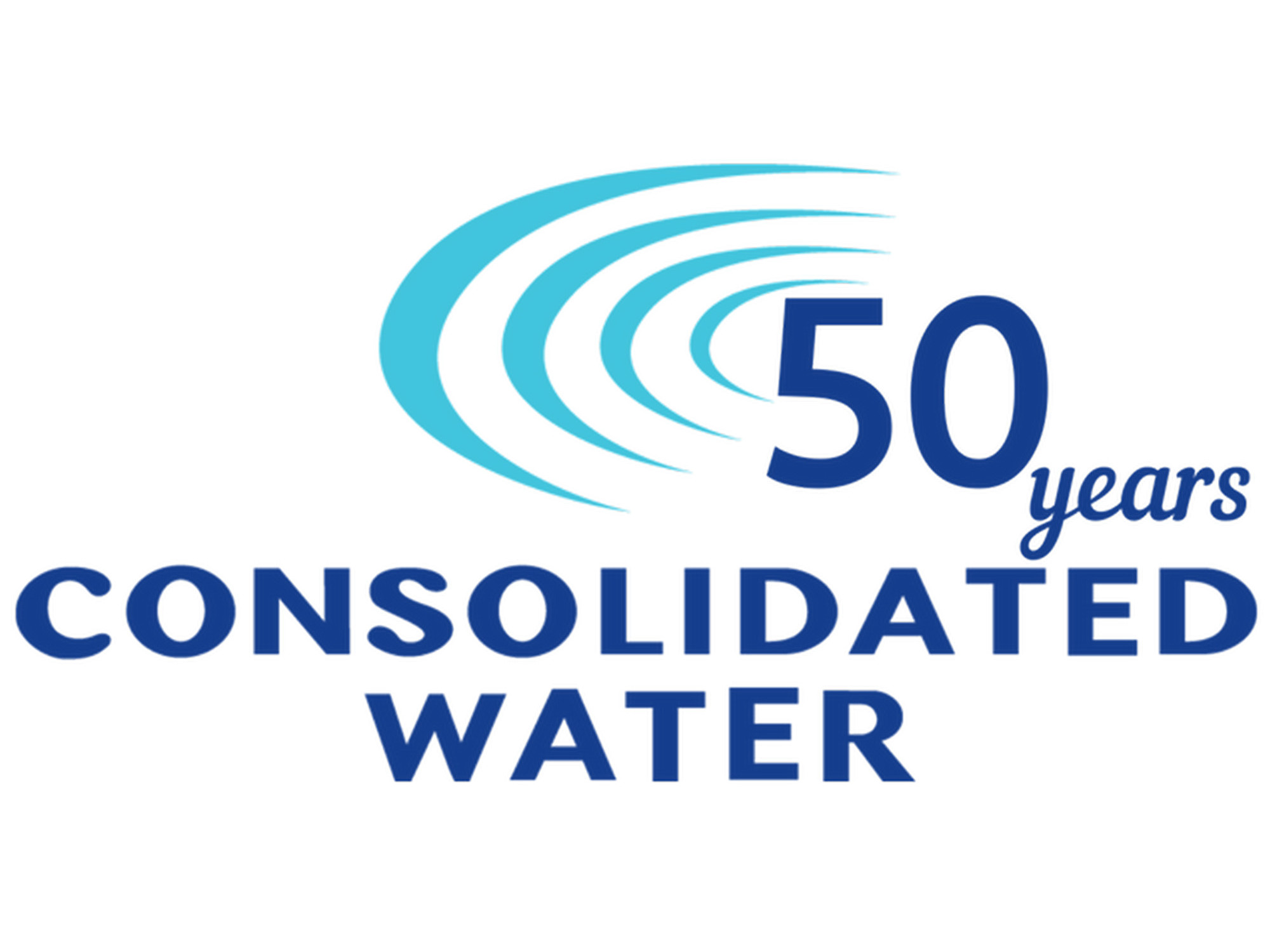 Logo resmi Consolidated Water Co. Ltd. (CWCO) | 👁️GURU.Markets👁️ Tandha merek Consolidated Water Co. Ltd. (CWCO)