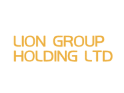 Lambang lan merek dagang perusahaan liongrouphl.com (LGHL) | 👁️GURU.Markets👁️ liongrouphl.com (LGHL) - logo korporat