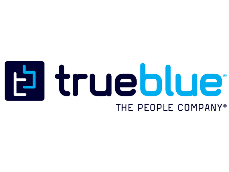 TrueBlue - logo grafis emiten TBI