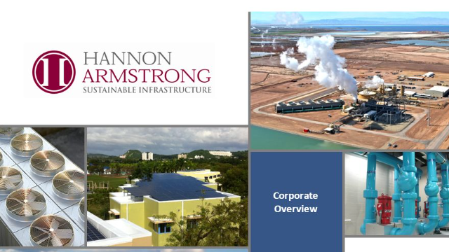 מוצר של חברת Hannon Armstrong Capital | 👁️GURU.Markets👁️ מוצר עיקרי של Hannon Armstrong Capital