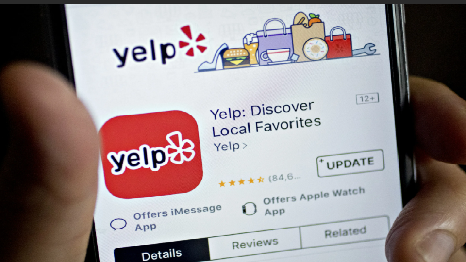 דוגמת מוצר של Yelp Corp